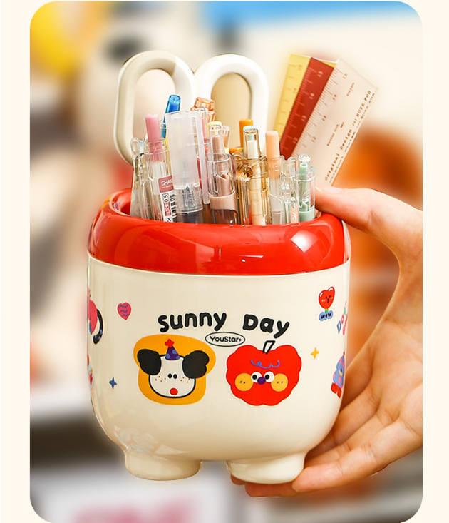 [ Set 2 Cái ] Kệ Đựng Bút Để Bàn ( Tặng Sticker ) - 920493