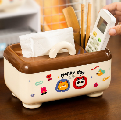 [ Set 2 Cái ] Đựng Khăn Giấy ( Tặng Sticker ) - 920494