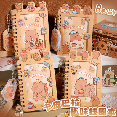 [ Set 4 Quyển ] Sổ Tay Capybara Cute - 920595