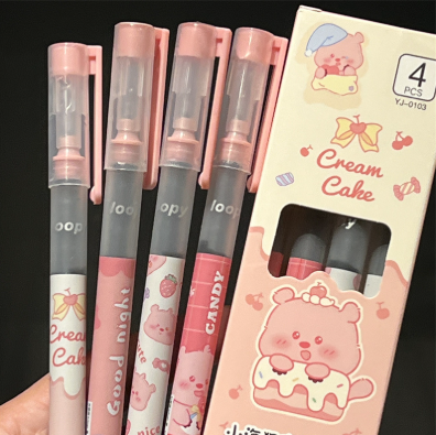 [ Set 10 Hộp ] Bút Bi Gel ( 0.5mm - Mực Đen ) - 920615