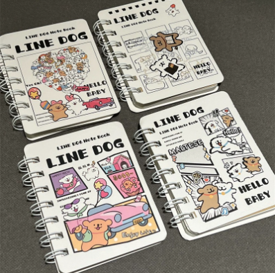 [ Set 12 Quyển ] Sổ Lò Xo A7 Line Dog - 920633