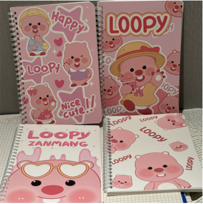 [ Set 12 Quyển ] Sổ Lò Xo A5 Loopy - 920648