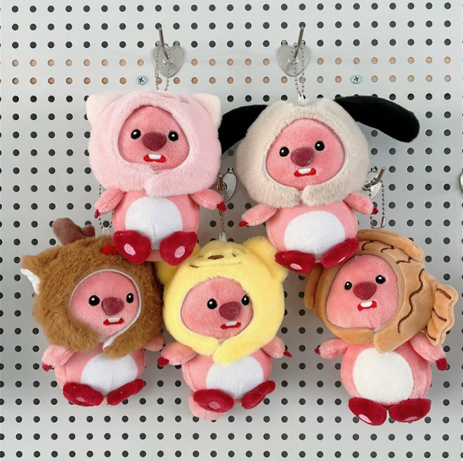 [ Set 8 Cái ] Móc Khóa Gấu Bông ( Khóa Vàng )  - 920881