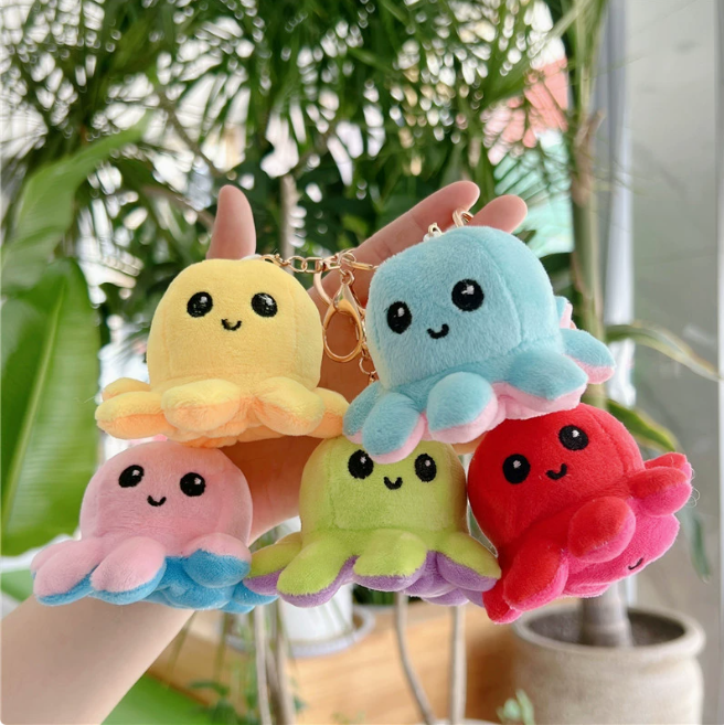 [ Set 6 Cái ] Móc Khóa Gấu Bông ( Khóa Trắng ) - 920883