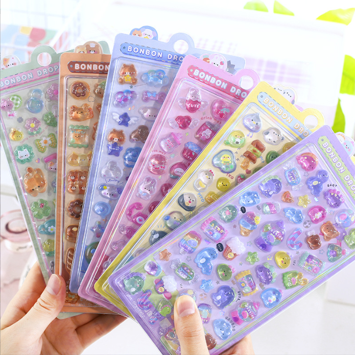 [ Set 10 Tấm ] Sticker Nổi 3D - 921085