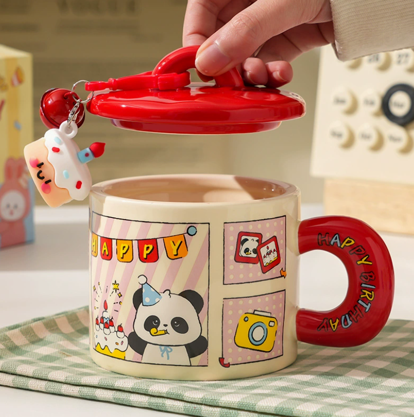 [ Set 2 Cái ] Cốc Nước Cute ( Hộp Màu Đẹp ) - 921114