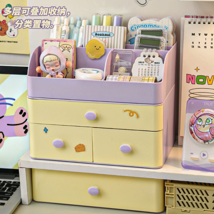 [ Set 2 Cái ] Kệ Đựng Đồ Có Ngăn Kéo - 921125