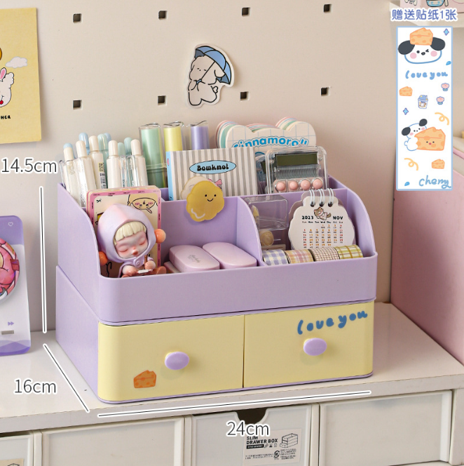 [ Set 2 Cái ] Kệ Đựng Đồ Có Ngăn Kéo - 921125