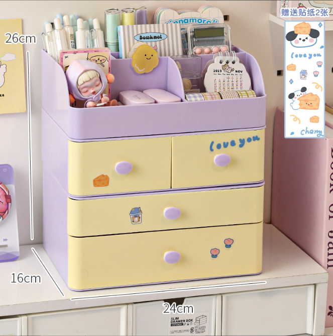 [ Set 2 Cái ] Kệ Đựng Đồ Có Ngăn Kéo - 921125