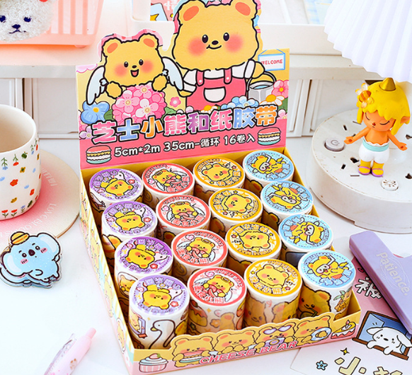 [ Hộp 16 Cuộn ] Washi Capybara - 921151