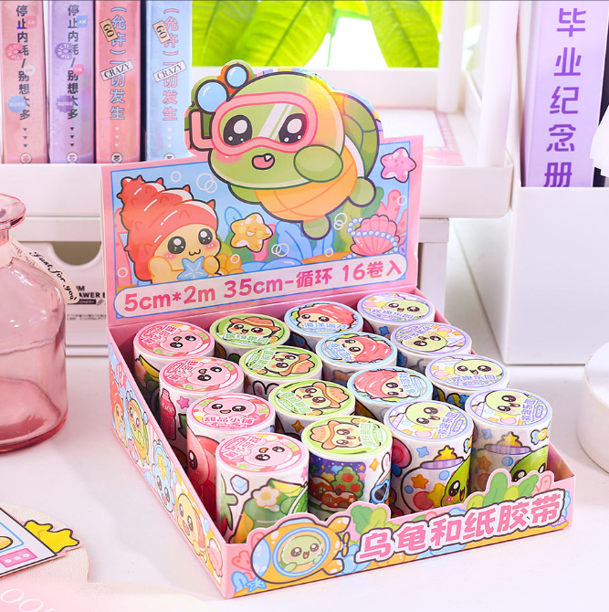 [ Hộp 16 Cuộn ] Washi Capybara - 921151