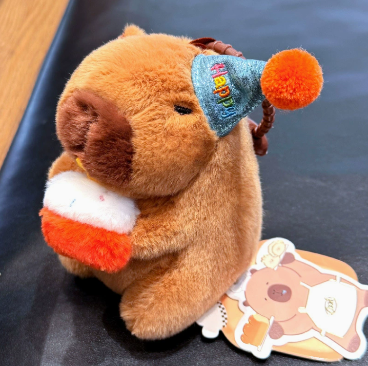 [ Set 2 Cái ] Móc Khóa Gấu Bông Capybara Cao Cấp - 921250