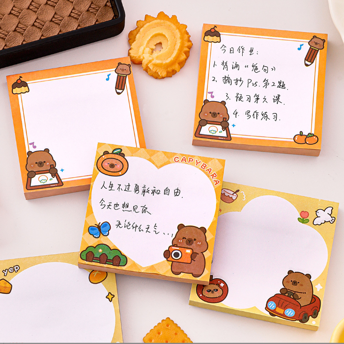 [ Set 50 Sấp ] Giấy Note Capybara - 921379
