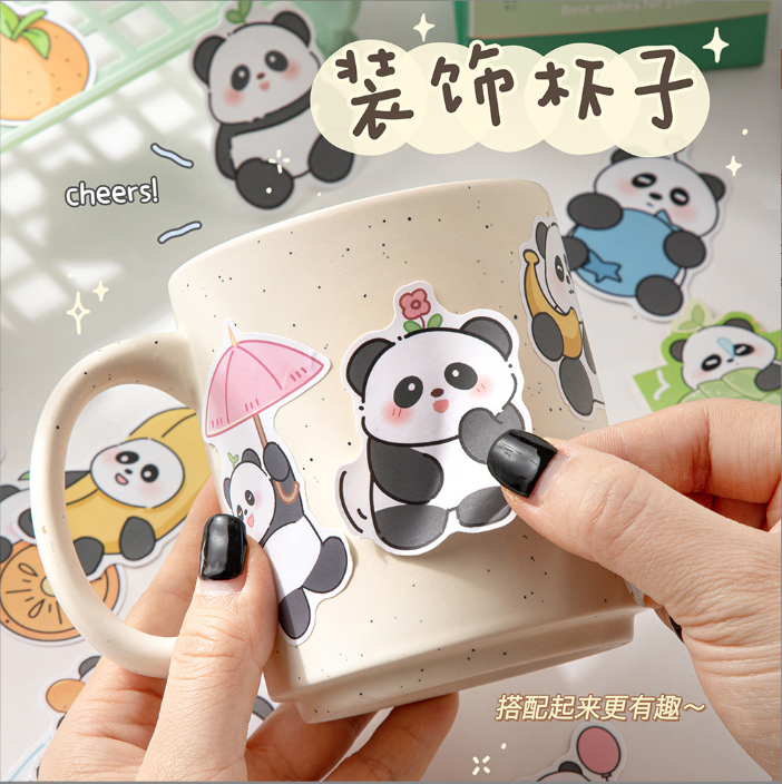 [ Set 20 Sấp ] Sticker Panda ( 1 Sấp 30 Miếng ) - 921418
