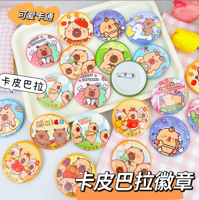 [ Set 50 Cái ] Pin Cài Capybara - 921450