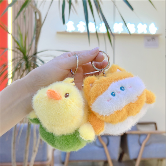 [ Set 5 Cái ] Móc Khóa Gấu Bông ( Khóa Vàng ) - 921521