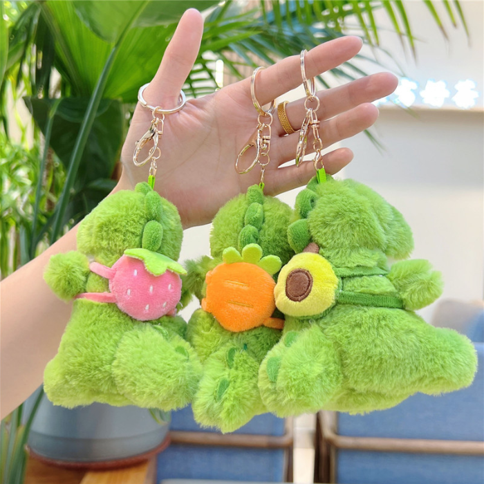 [ Set 5 Cái ] Móc Khóa Gấu Bông ( Khóa Vàng ) - 921531