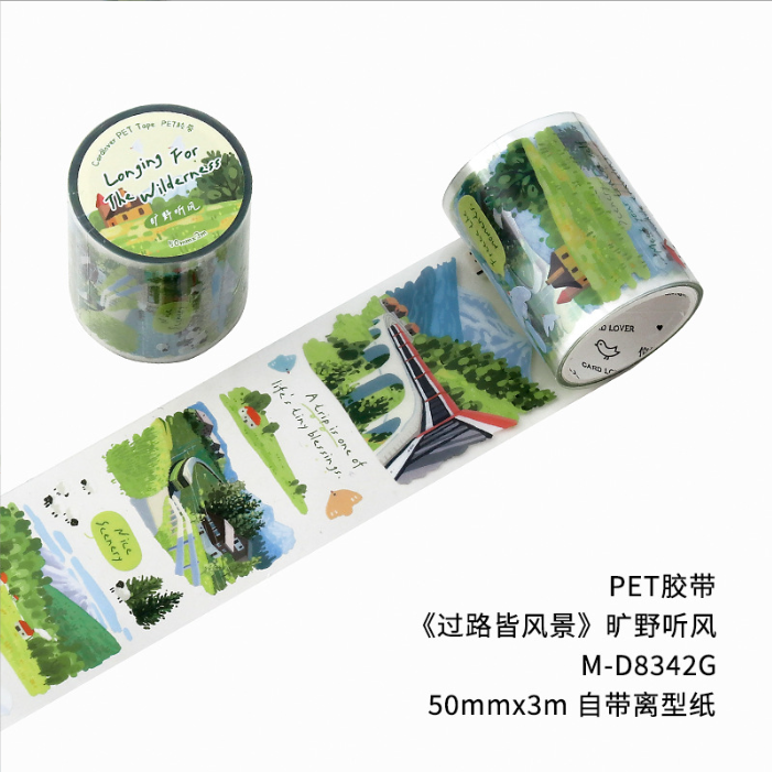 [ Set 10 Cuộn ] Sticker Phong Cảnh - 921592