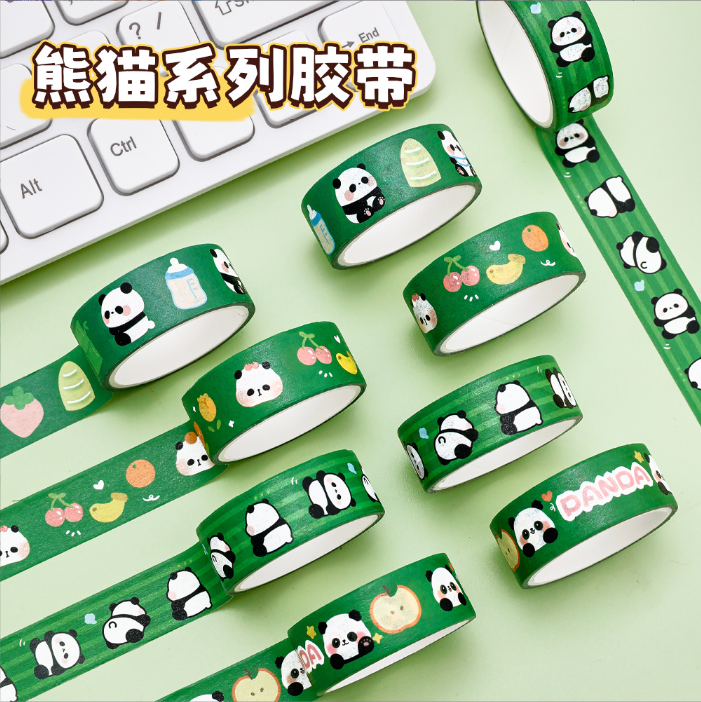 [ Set 30 Cuộn ] Sticker Panda - 921644