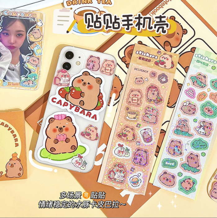 [ Set 50 Tấm ] Sticker Capybara - 921666