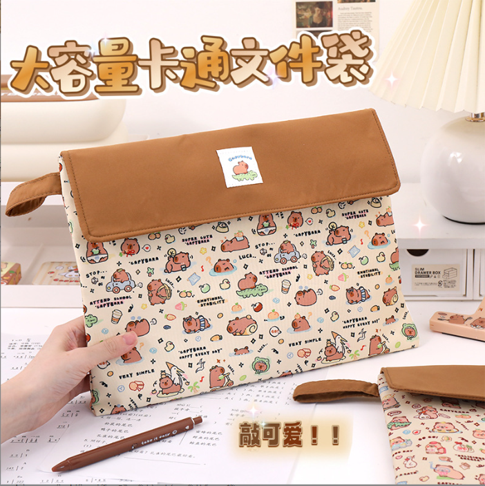 [ Set 4 Cái ] Túi Đựng Hồ Sơ Capybara - 921699