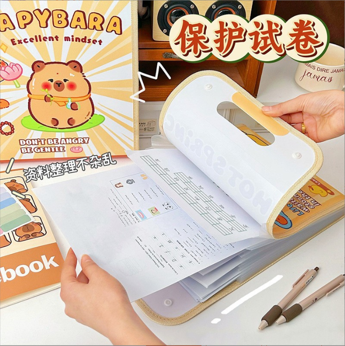 [ Set 4 Cái ] Túi Đựng Tài Liệu Capybara - 921720