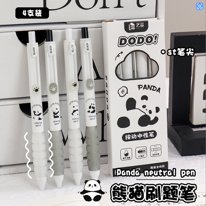 [ Set 5 Hộp ] Bút Bi Gel Khô Nhanh ( 1 Hộp 4 Cây ) -  921727