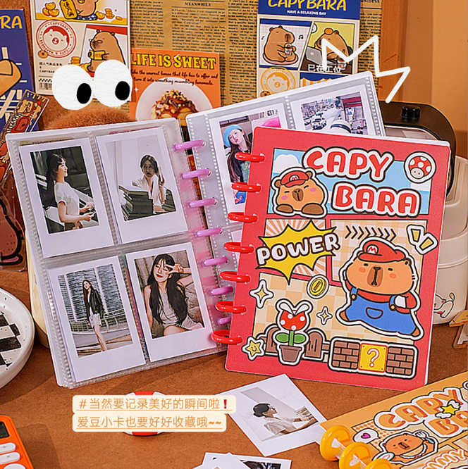 [ Set 5 Cái ] Album Đựng Ảnh / Thẻ Capybara - 921770