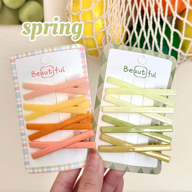 [ Set 10 Vỉ ] Kẹp Tóc Mái ( 1 Vỉ 4 Cái ) - 921775