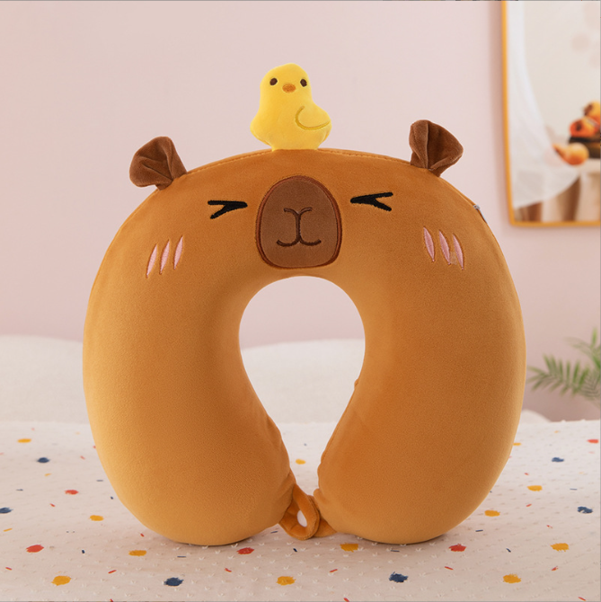[ Set 2 Cái ] Gối Cổ Capybara ( 28x30cm ) - 921832