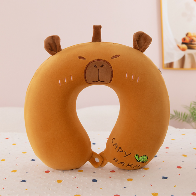 [ Set 2 Cái ] Gối Cổ Capybara ( 28x30cm ) - 921832