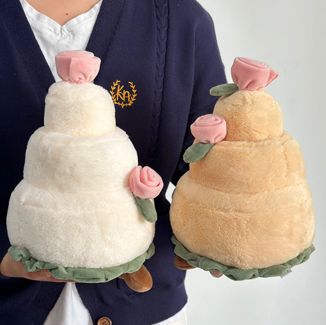 [ Set 10 Con ] Gấu Bông Hình Bánh Sinh Nhật (24cm ) - 921858