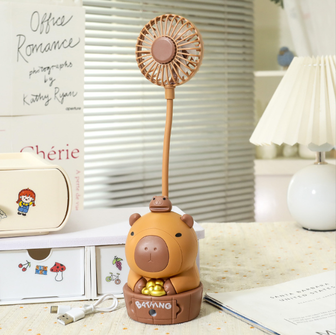[ Set 4 Cái ] Quạt Sạc Capybara - 922024