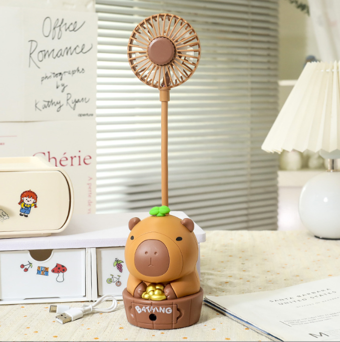[ Set 4 Cái ] Quạt Sạc Capybara - 922024