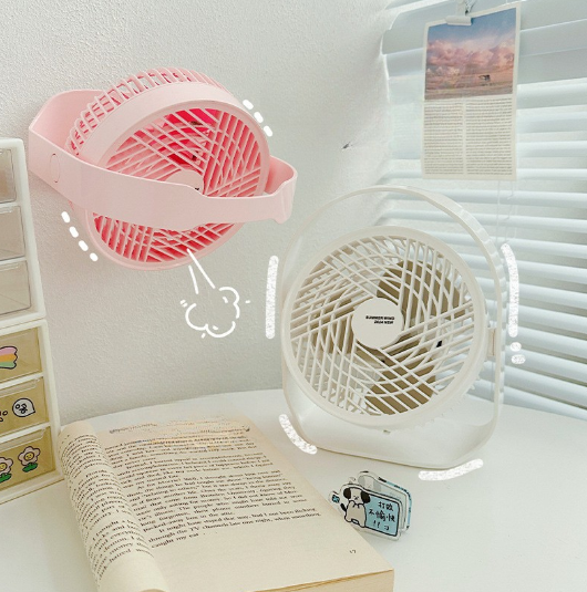[ Set 2 Cái ] Quạt Sạc Để Bàn Công Suất Lớn [ Quay 360 ] - 922167
