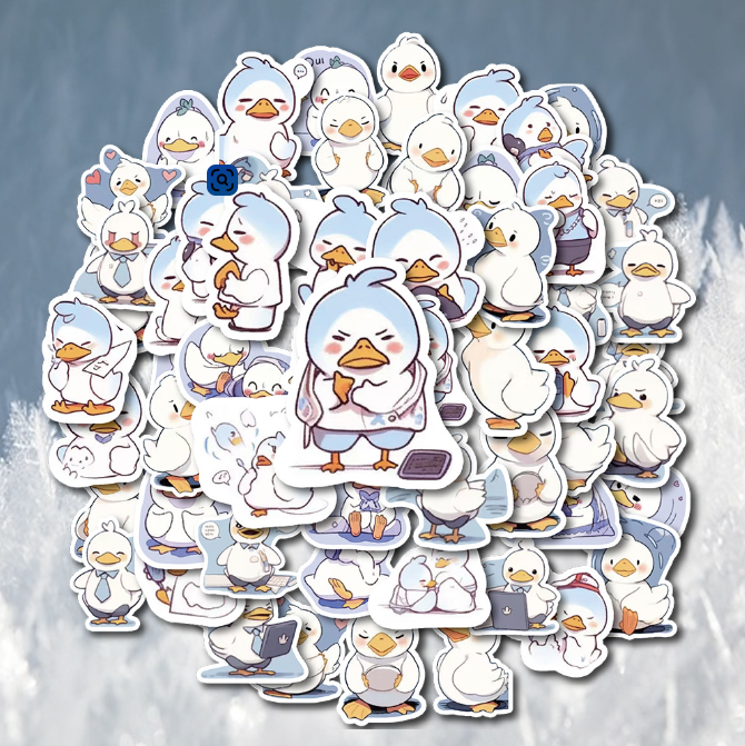 [ Set 10 Túi ] 59 Miếng Sticker PVC Chống Nước - 922177