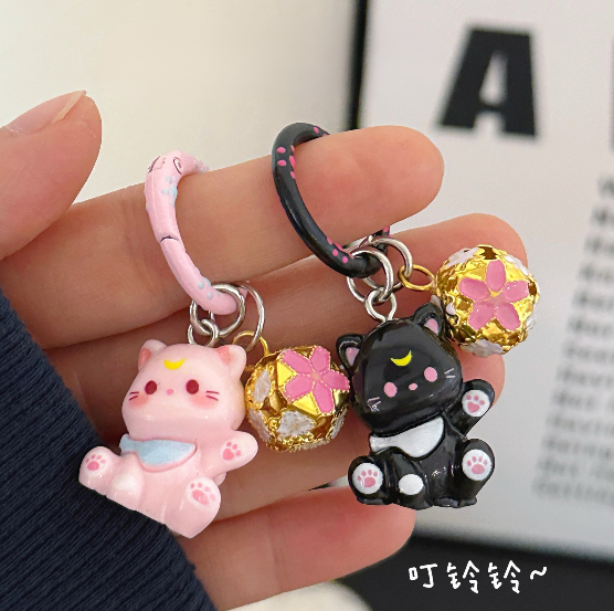 [ Set 12 Cái ] Móc Khóa Mini Mèo - 922247