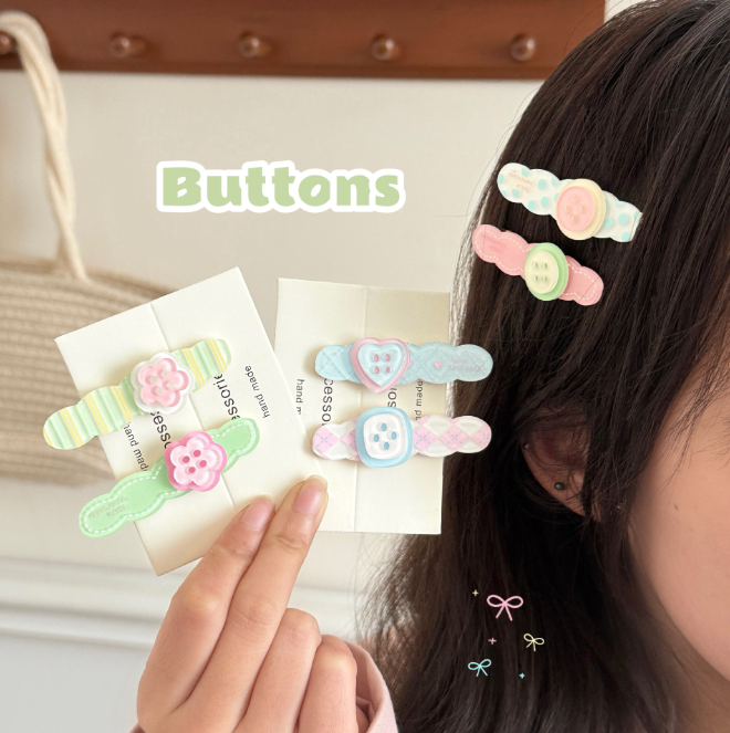 [ Set 12 Vỉ ] Kẹp Tóc [ 1 Vỉ 2 Cái ] - 922248