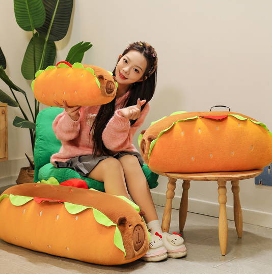 [ Set 2 Cái ] Gấu Ôm Hamburger - 922281