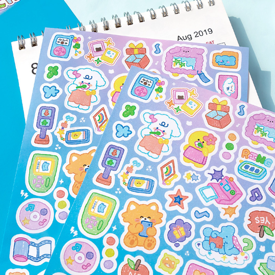 [ Set 12 Túi ] Sticker Cute - 922292