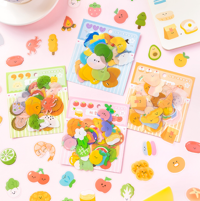 [ Set 12 Túi ] Sticker Cute - 922293