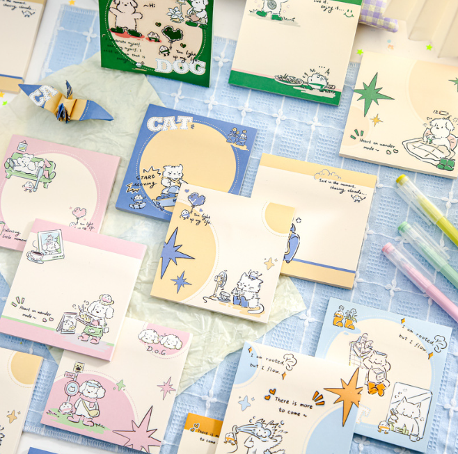 [ Set 12 Xấp ] Giấy Note Cute [ 90 Tờ ] - 922298