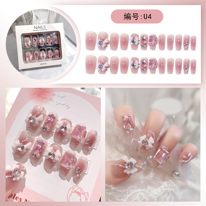 [ Set 5 Hộp ] Nail [ 24 PCS + Bộ Dán Nail ] - 21917