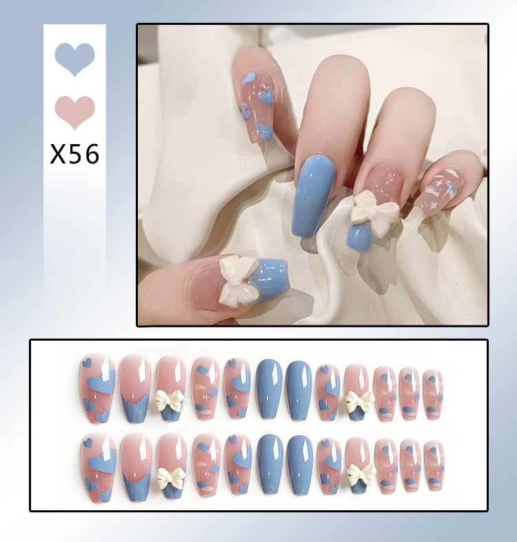 [ Set 5 Hộp ] Nail [ 24 PCS + Keo Thạch ] - 21903