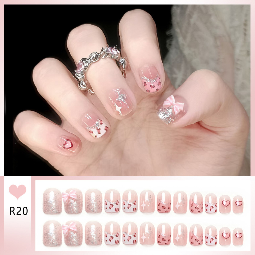 [ Set 5 Hộp ] Nail [ 24 PCS + Keo Thạch ] - 21943