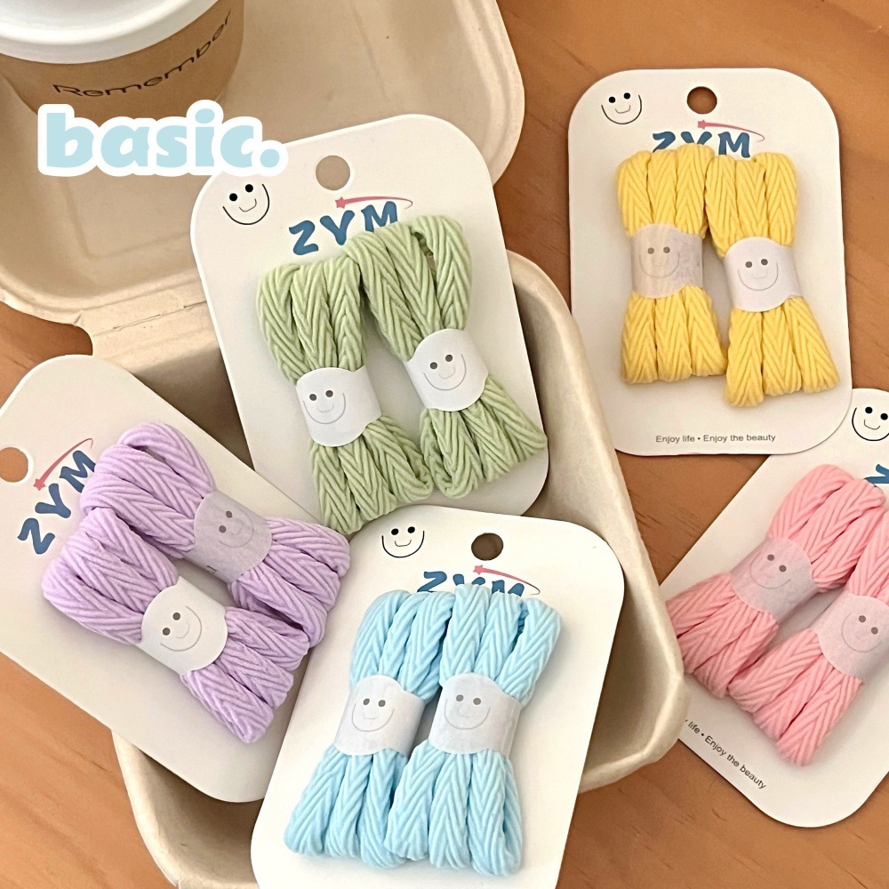 [ Set 10 Vỉ ] Dây Cột Tóc ( 1 Túi 6 Dây ) - 158943