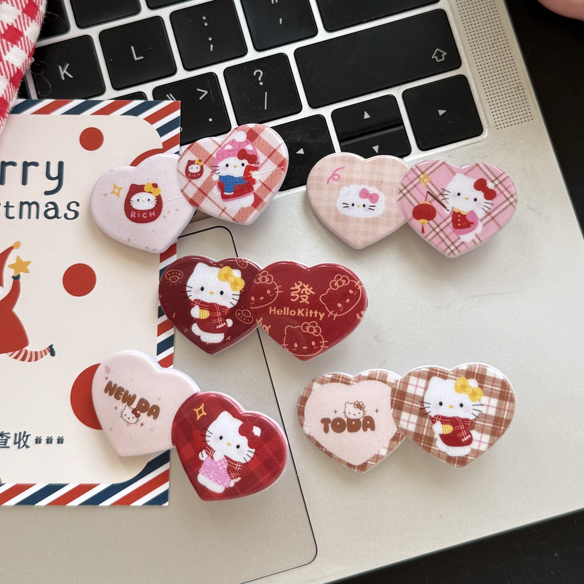 [ Set 50 Cái ] Kẹp Tóc Hello Kitty Tết - 158962