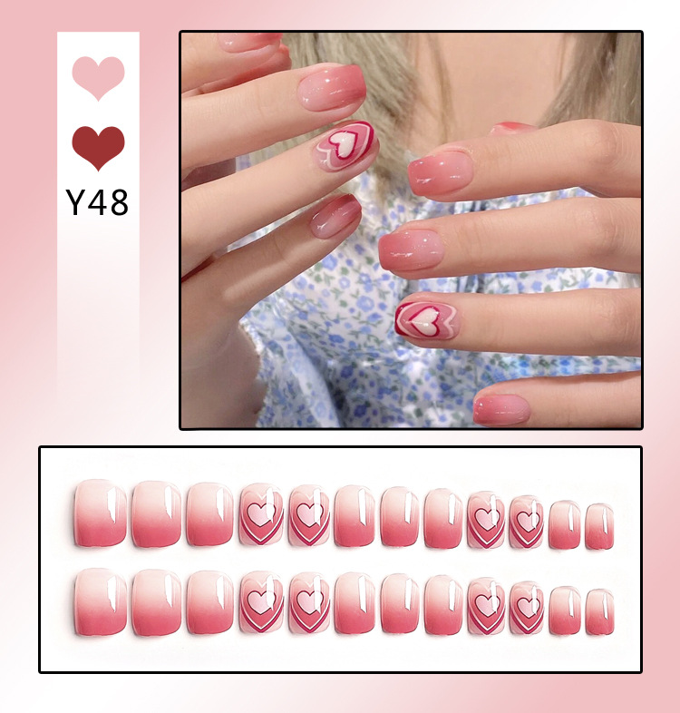 [ Set 5 Hộp ] Nail [ 24 PCS + Keo Thạch ] - 21900