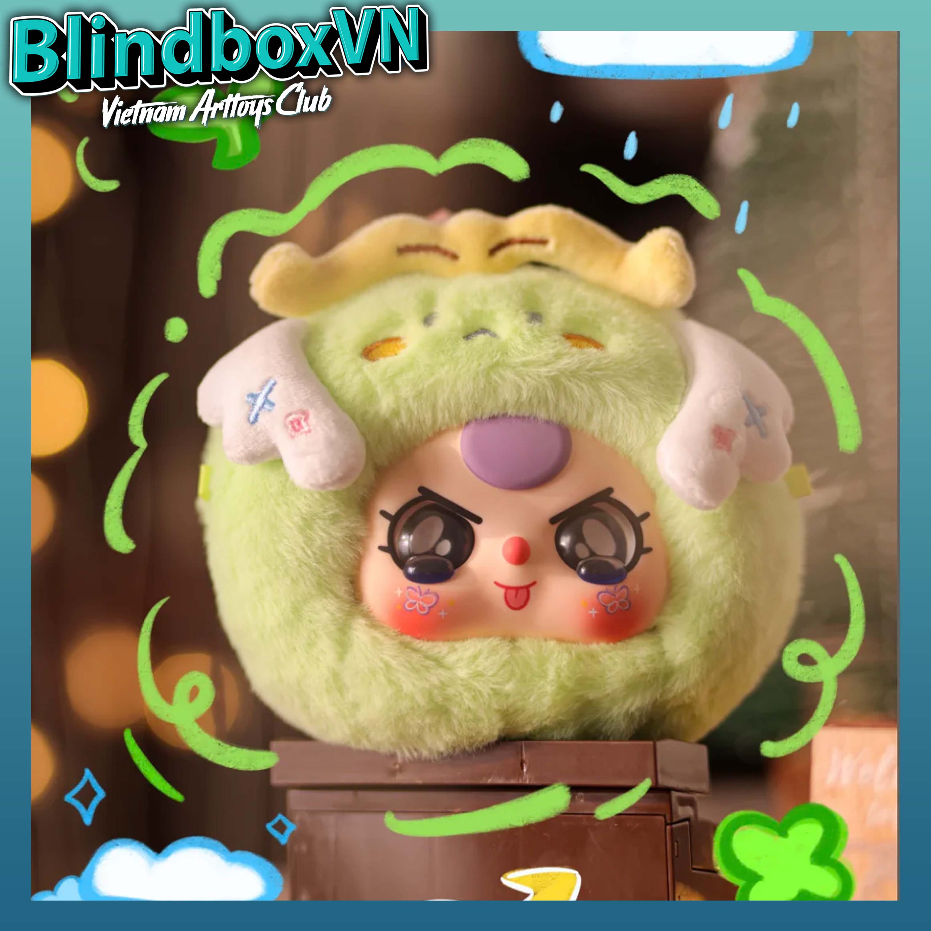 Baby Three Constellation Plush Doll Pendant