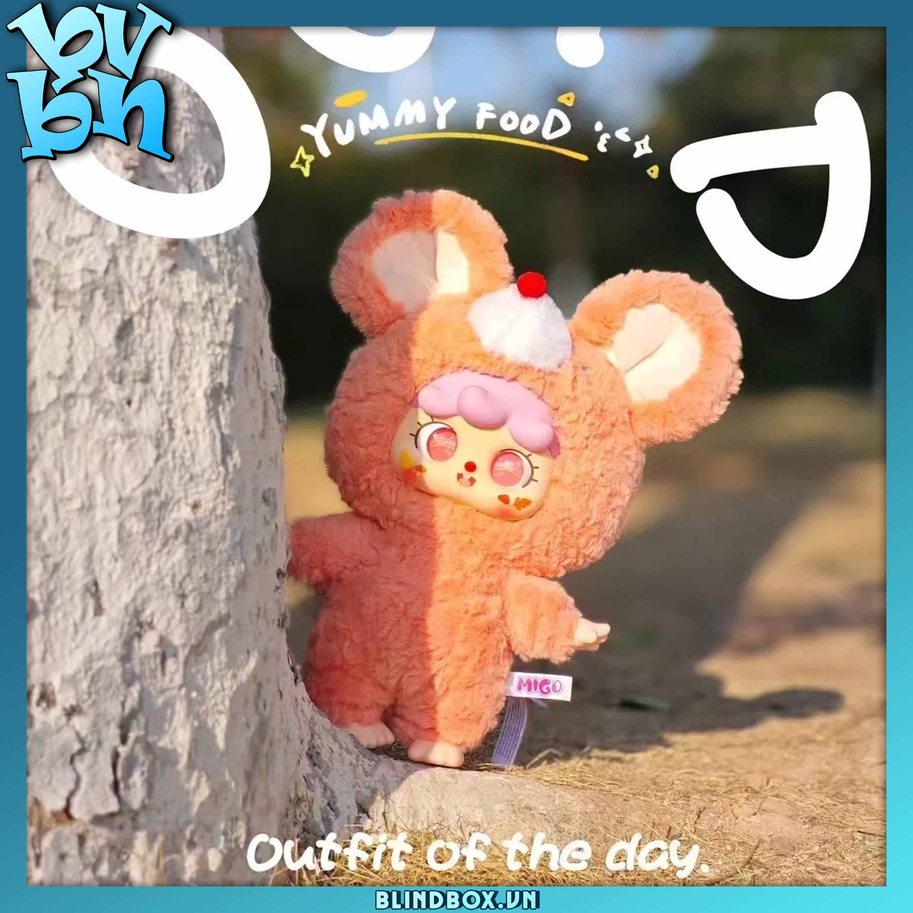 Migo 400% Series Blind Box Plush Doll ( Chính Hãng )